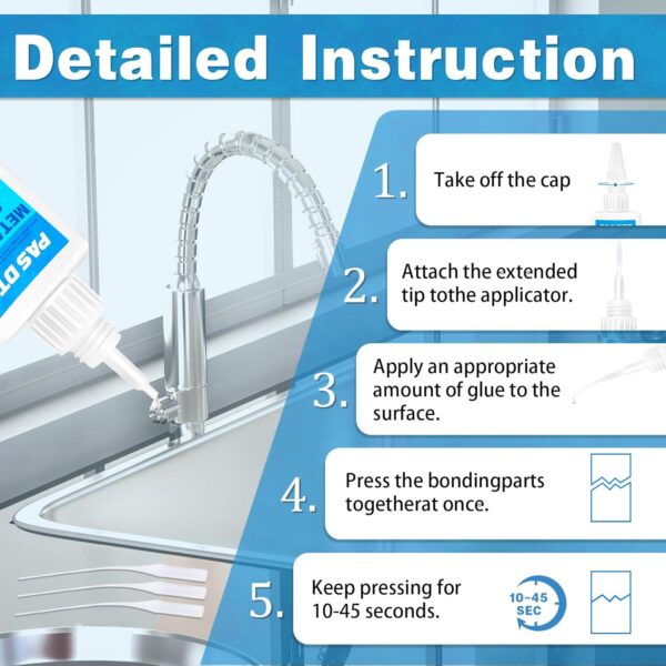 30g Fast-Drying Metal Glue for Stainless Steel, Aluminum, Jewelry - Image 6