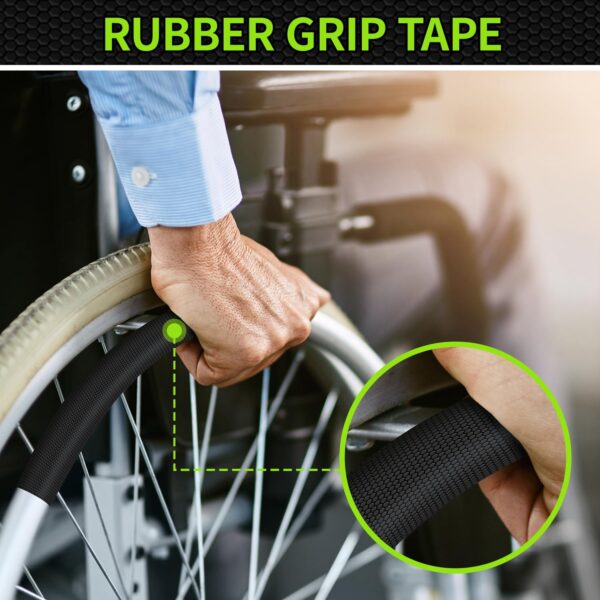 Aobrill Rubber Grip Tape: Non Slip, Strong Adhesive, 1In x 10Ft - Image 2