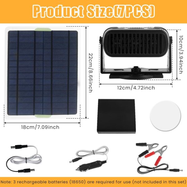 20W Solar Panel Heater Kit for Chicken Coop - Image 2