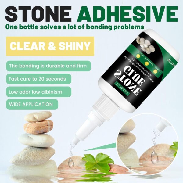 30g*2 Marble Adhesive Glue for Stone Bonding - Clear - Image 2