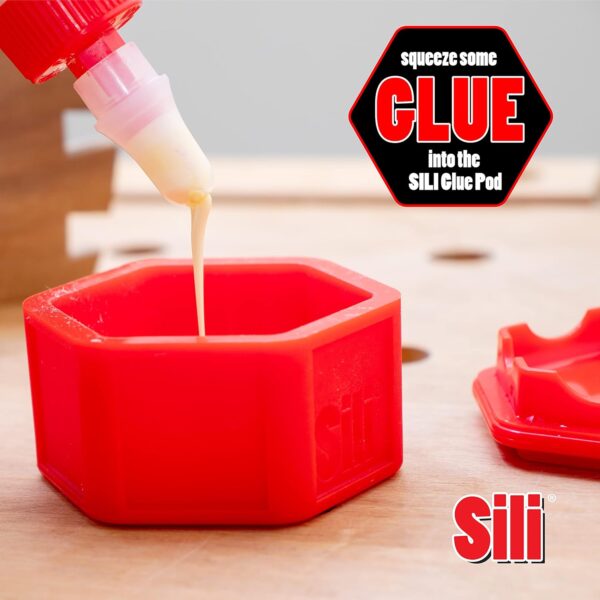 Sili Non-Stick Silicone Glue Brush Set | Woodworking, Arts, Crafts - Image 2