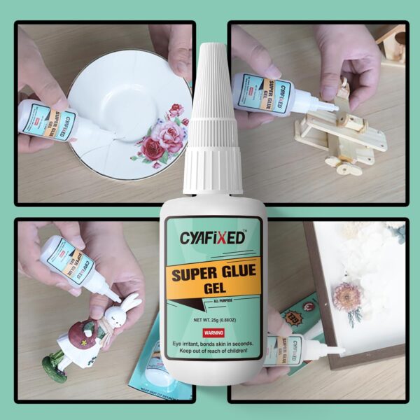 All-Purpose Super Glue Gel for Plastic, Wood, Metal Repair - Image 6