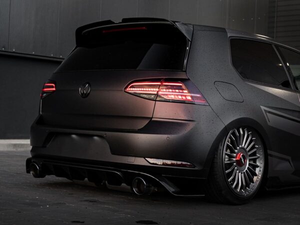 Matte Demon Black Vinyl Wrap Film (1ft x 5ft) - Image 2