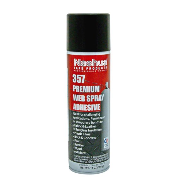 Nashua 357SA Spray Adhesive: 19.6 fl oz, 14 oz, Water White