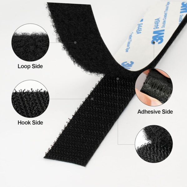 3M 1" x 20Ft Hook and Loop Adhesive Tape - Image 2