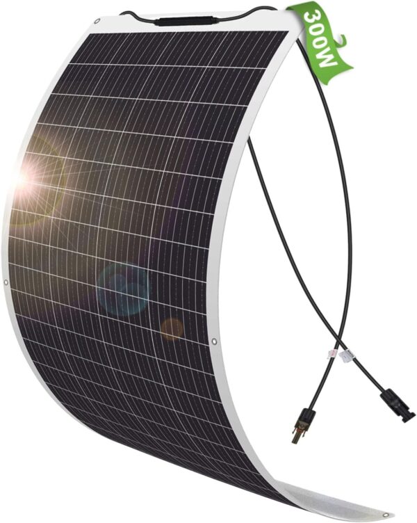 300W Flexible Solar Panel for RV, Trailer, Yacht