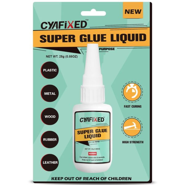 All-Purpose Super Glue for Plastic, Wood, Metal Repair