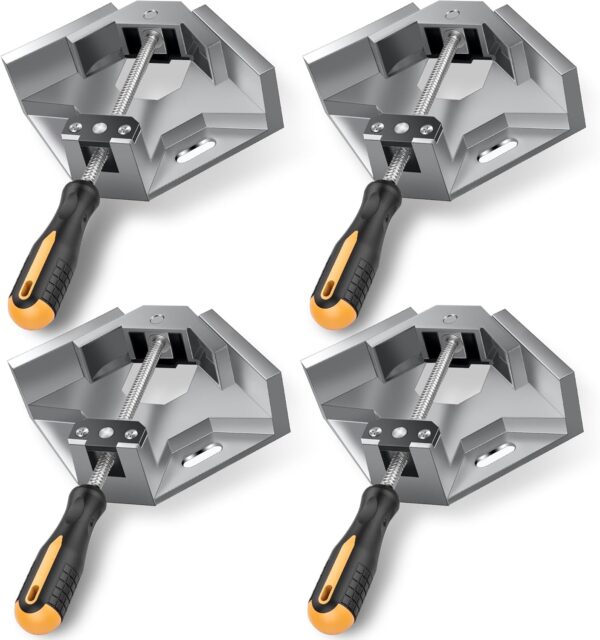 4 Pack Aluminum Corner Clamps for Various Projects