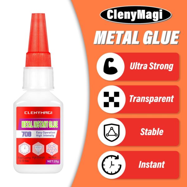 Metal Glue 2 Pack: Strong, Waterproof, Heat-Resistant for DIY - Image 2