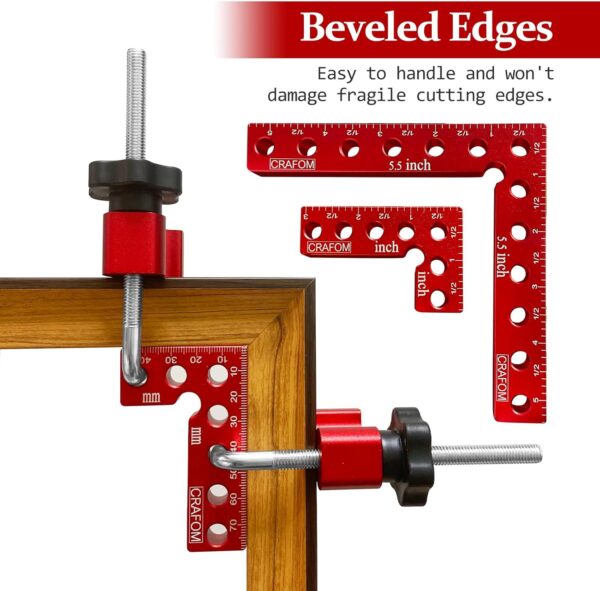 Woodworking Corner Clamping Squares Set - 8 Pieces - Image 5