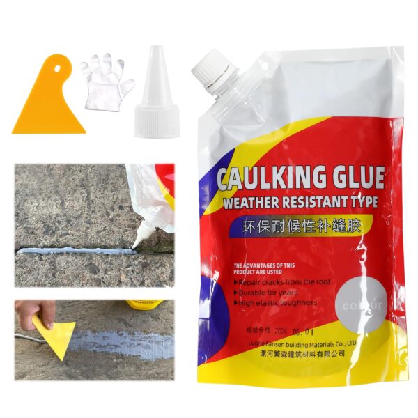 Waterproof Concrete Crack Repair Sealant - Quick-Drying 500g