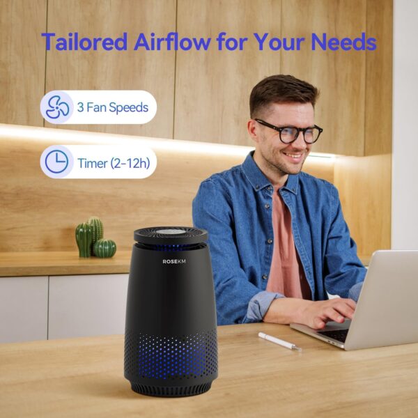 Portable Air Purifier with HEPA Filter, Sleep Mode, Aromatherapy - Image 5