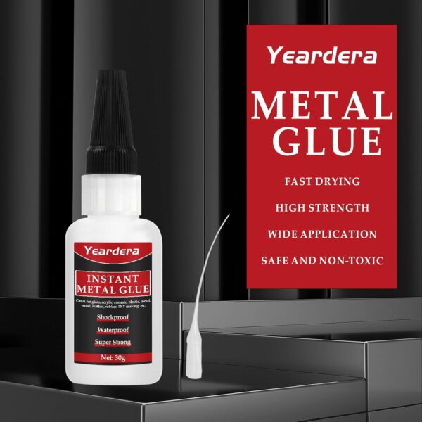 Metal Repair Glue for Metal, Glass, DIY Craft - Image 2