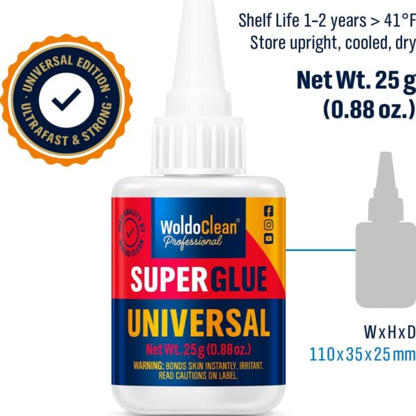 Extra Strong Waterproof Clear Glue 0.88oz - Heat-Resistant, Precise Nozzle - Image 9