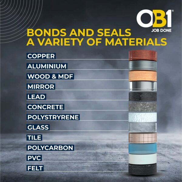 OB1 Anthracite Twin Pack Sealant & Adhesive - Image 5