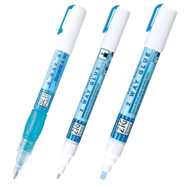 Kuretake Zig 2 Way Glue Pen Set, Made in Japan