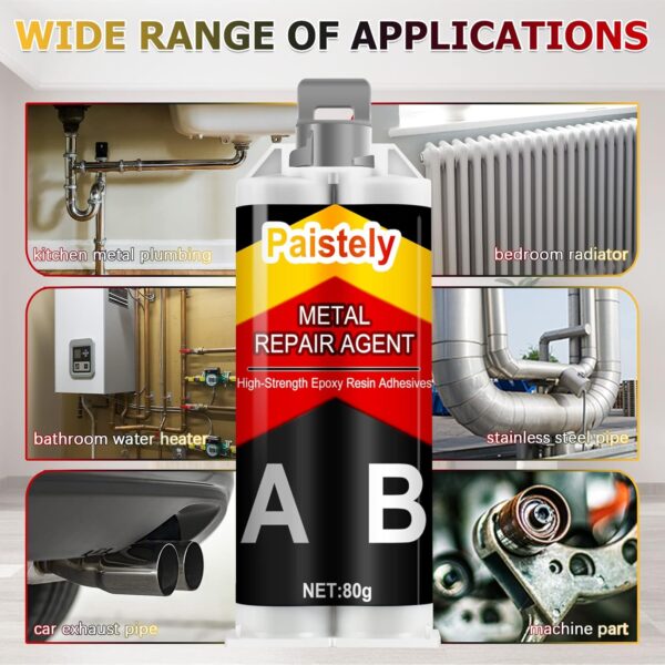 High Strength Metal Glue Bonds Metal (40g*2) Repair Epoxy - Image 4