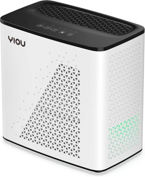 YIOU Air Purifier: Large Room, H13 True HEPA Filter, Black