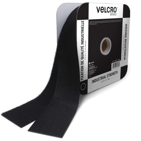 VELCRO Brand Heavy Duty Tape | 25 Ft Roll | 2" Wide | Holds 10 lbs