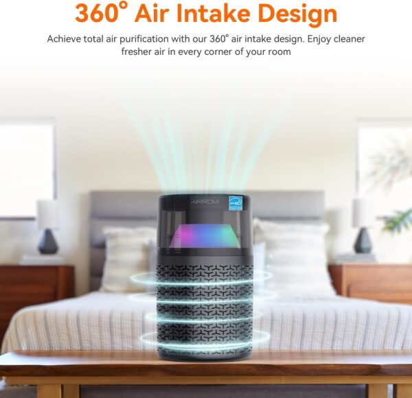 AIRROMI Air Purifier for Bedroom Home, Up to 658 Ft² - Image 6