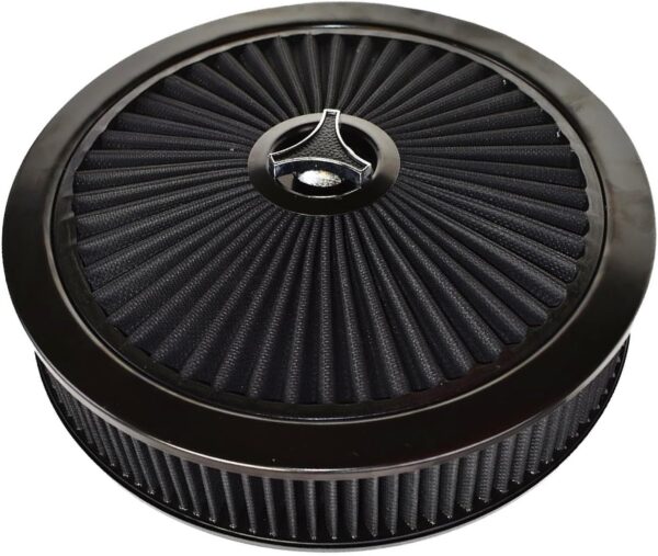 A-Team Performance High Flow Air Cleaner Kit - 14"x3" Black