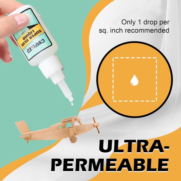 All-Purpose Super Glue for Plastic, Wood, Metal Repair - Image 4