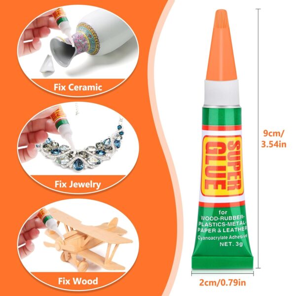 36 x 3g Super Strong All-Purpose Clear Gel Glue - Image 3