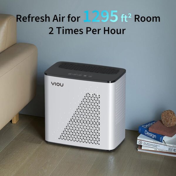 YIOU Air Purifier: Large Room, True HEPA Filter, Quiet - Image 2