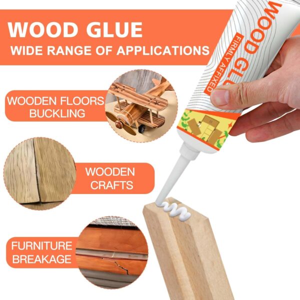 Wood Repair Glue Kit for Furniture 6.3 oz Waterproof - Image 2