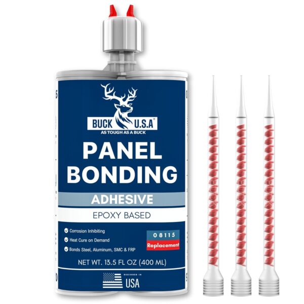 Buck Panel Bonding Adhesive, 400ml Cartridge, Heavy-Duty Automotive Glue