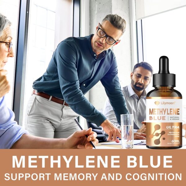 Enhanced Methylene Blue Drops, 2 Oz, No Formaldehyde, Gluten & GMO - Image 2