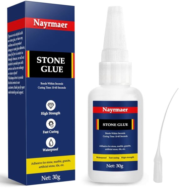 30g Clear Waterproof Stone Glue for Various Materials