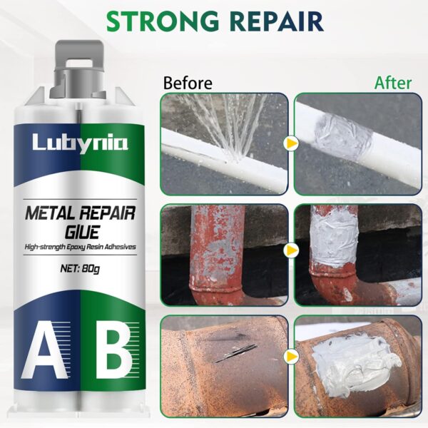 High-Strength Metal Epoxy Glue for Metal Bonding, Repair - Image 6