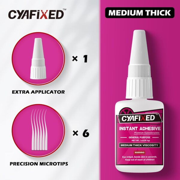 Medium-thick CA glue for 3D printing and hobby models. - Image 2