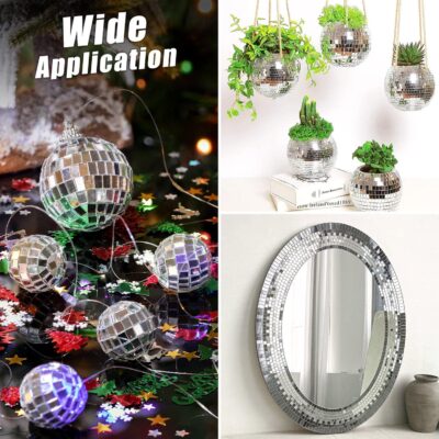 7200pcs Self Adhesive Mirror Mosaic Tiles for DIY Decoration - Image 4