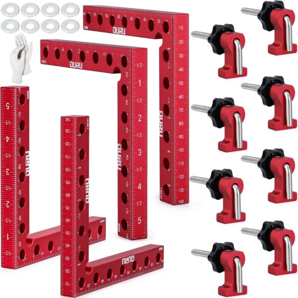 4 Pack 90 Degree Corner Clamps for Woodworking Tools