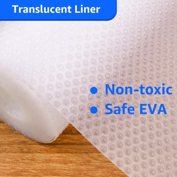 Clear Waterproof Shelf Liners, 17.7 x 96 inch, Non-Adhesive - Image 5