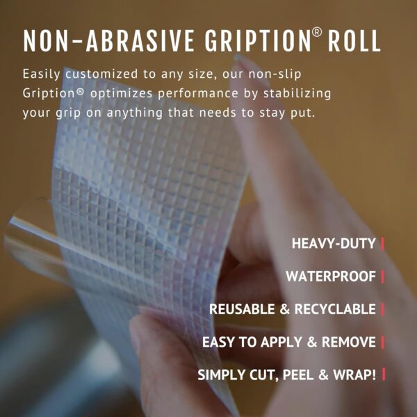 CATTONGUE GRIPS Non-Abrasive Anti-Slip Tape - 2" Thick, 10ft - Image 3