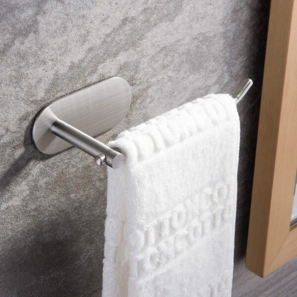 SUNTECH Self Adhesive Towel Holder for Kitchen/Bathroom