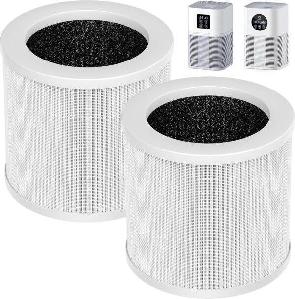 2 Pack A1 Replacement Filter for VEWIOR Air Purifier