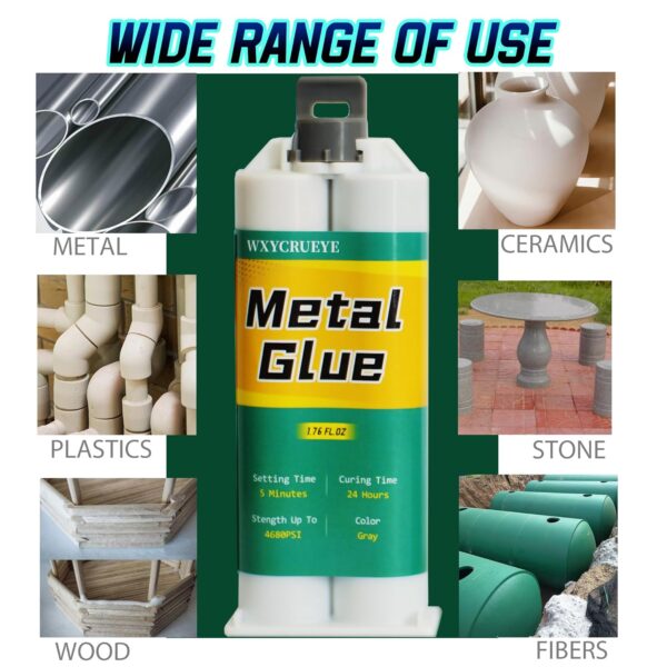 High Strength Metal Glue for Automotive Repairs, 1.76oz - Image 4