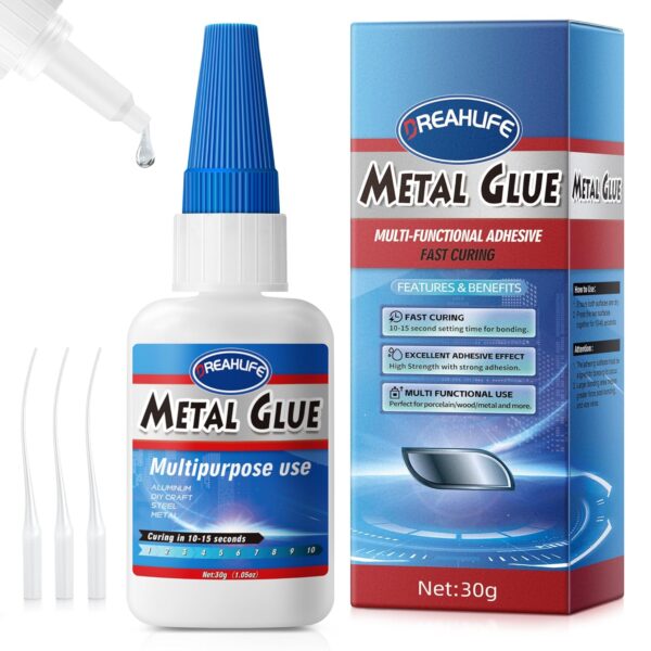 Metal Repair Super Glue, 30g Adhesive for Stainless Steel