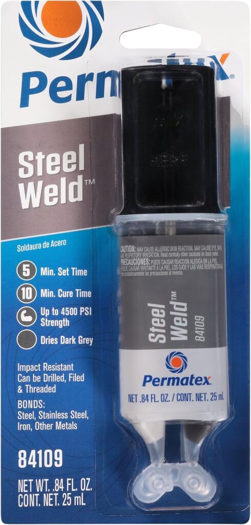 Permatex 4 Minute Multi-Metal Epoxy, 0.84 oz., Grey