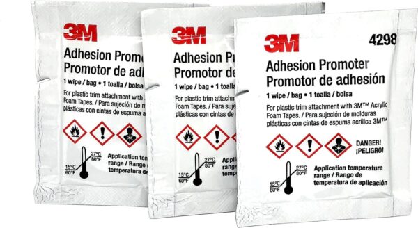 3M 4298 Adhesion Promoter with 3 Sponge Applicators