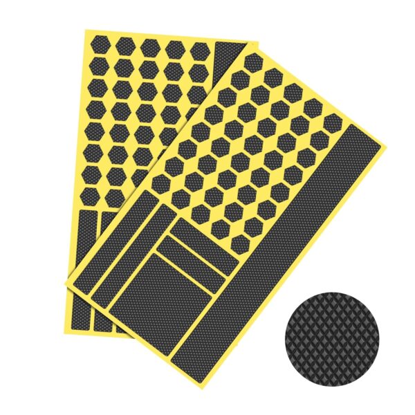 92 Piece Rubber Grip Tape Kit for Indoor & Outdoor Use