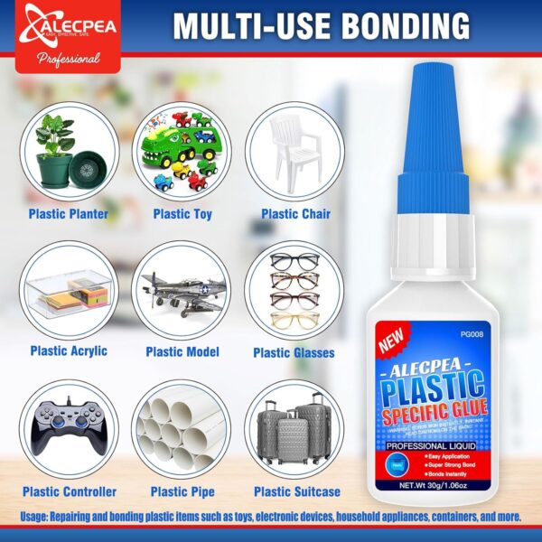 30g Plastic Glue - Ultra-Strong Adhesive for Various Materials - Image 6