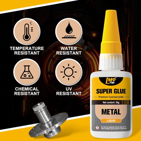 30g Metal Glue: Super Glue for Metal, Stainless Steel, Craft - Image 2