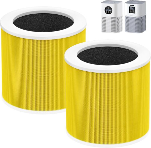 VEWIOR A1 Replacement Filter 2 Pack for Various Air Purifiers