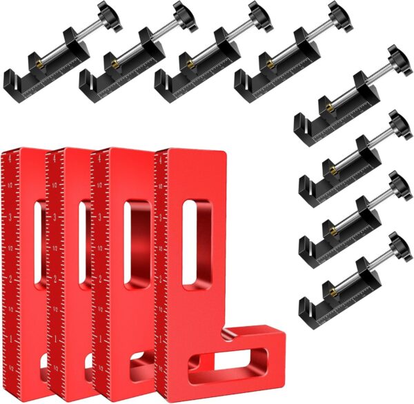 4 Pack Aluminum Corner Clamps for Woodworking