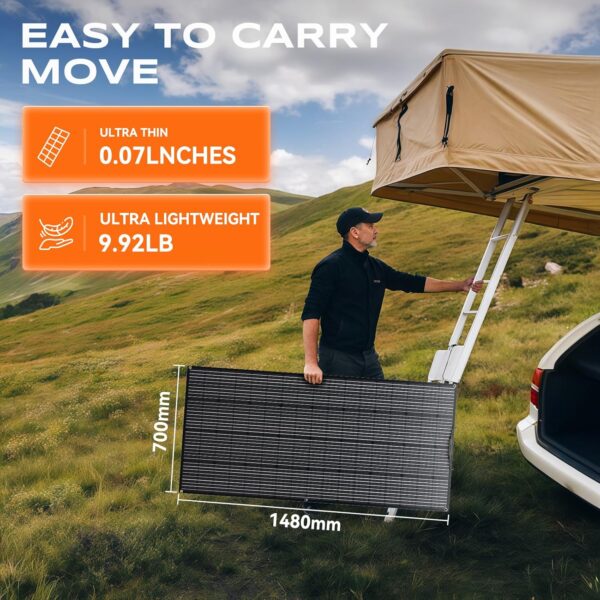 200W Flexible Solar Panel for RV, Trailer, Camper, Cabin - Image 7